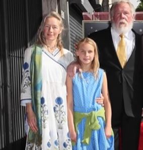 Clytie Lane with her husband Nick Nolte and daughter Sophie